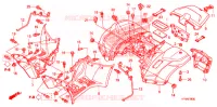 ACHTER STROOMLIJNKAP voor Honda FOURTRAX 420 RANCHER 4X4 Electric Shift CAMO 2009