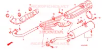 UITLAATDEMPER(2) voor Honda FOURTRAX 420 RANCHER 4X4 Electric Shift CAMO 2009
