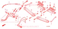 OPSTAP/PEDAAL voor Honda FOURTRAX 420 RANCHER 2X4 Electric Shift 2007