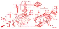 BRANDSTOF TANK voor Honda FOURTRAX 420 RANCHER 2X4 BASE 2008