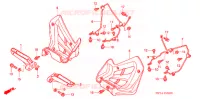 OPSTAP/PEDAAL voor Honda TRX 450 R SPORTRAX Electric Start 2006