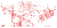 RADIATOR voor Honda TRX 450 R SPORTRAX Electric Start 2006