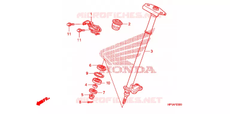 STURING AS Honda ATV 450 FOURTRAX 2012  TRX450ERC