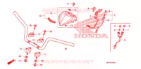 HENDEL PIJP voor Honda TRX 450 R SPORTRAX Electric Start WHITE 2013