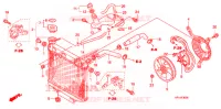 RADIATOR voor Honda TRX 450 R SPORTRAX Electric Start WHITE 2013