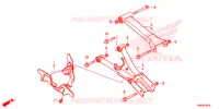 ACHTER ARM voor Honda FOURTRAX 500 RUBICON DCT EPS 2015