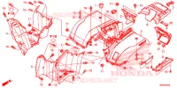 ACHTER STROOMLIJNKAP voor Honda FOURTRAX 500 RUBICON DCT EPS 2015