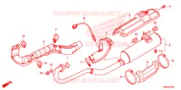 UITLAATDEMPER(2) voor Honda FOURTRAX 500 RUBICON DCT EPS 2015