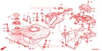 BRANDSTOF TANK voor Honda FOURTRAX 500 FOREMAN 4X4 Electric Shift CAMO 2015