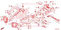 VOORSPATBORD voor Honda FOURTRAX 500 FOREMAN 4X4 Electric Shift CAMO 2015