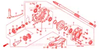 LAATSTE VERSNELLING/ ACHTER AS SPIL voor Honda FOURTRAX 500 FOREMAN 4X4 Electric Shift CAMO 2008
