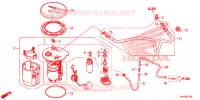 BRANDSTOF TANK/BRANDSTOF POMP voor Honda FOURTRAX 500 FOREMAN BASE 2015