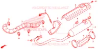 UITLAATDEMPER(2) voor Honda FOURTRAX 500 FOREMAN BASE 2015