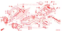 VOORSPATBORD voor Honda FOURTRAX 500 FOREMAN BASE 2015