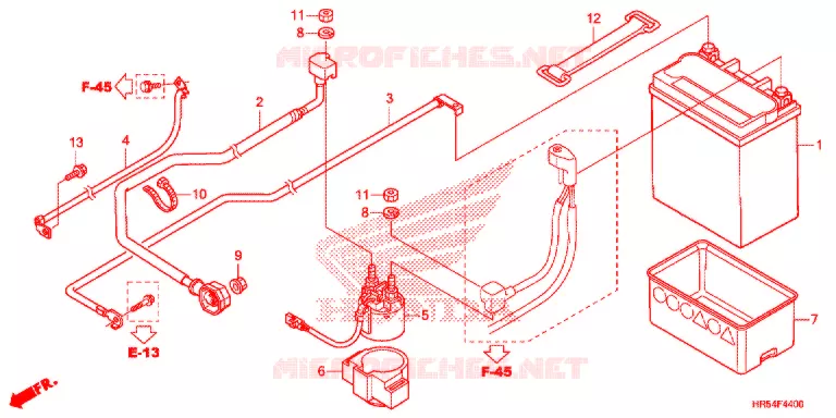 GEREEDSCHAP/ACCUVAK Honda ATV 500 FOURTRAX 2015  TRX500FM5F