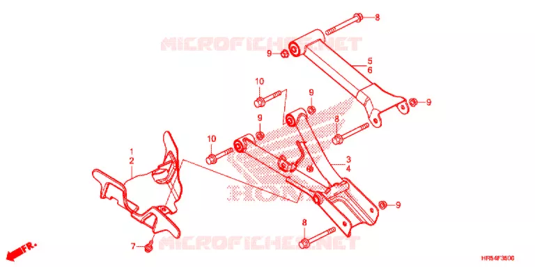 ACHTER ARM Honda ATV 500 FOURTRAX 2015  TRX500FM5F