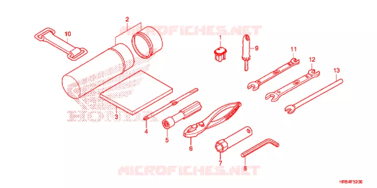 GEREEDSCHAP/ACCUVAK Honda ATV 500 FOURTRAX 2015  TRX500FM5F