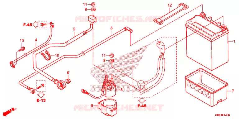 GEREEDSCHAP/ACCUVAK Honda ATV 500 FOURTRAX 2015  TRX500FM7F