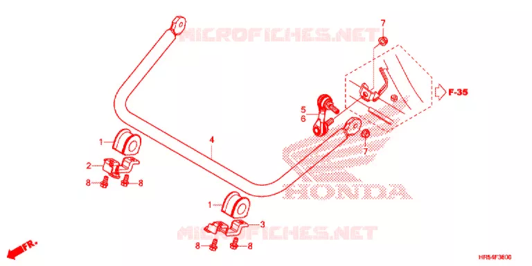 STABILISATOR Honda ATV 500 FOURTRAX 2015  TRX500FM7F