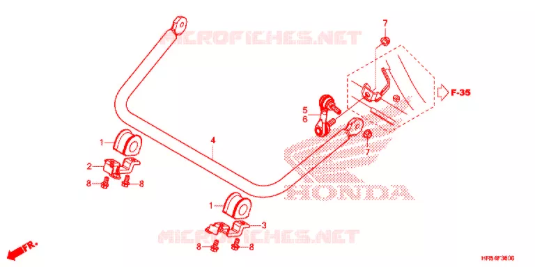 STABILISATOR Honda ATV 500 FOURTRAX 2015  TRX500FM7F