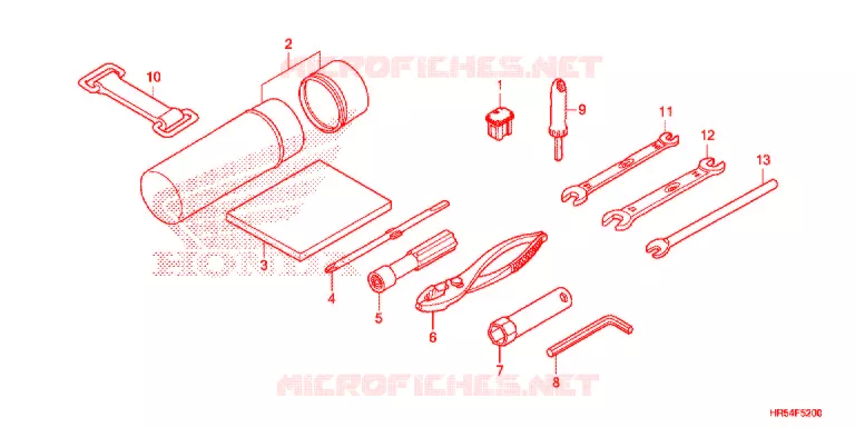 GEREEDSCHAP/ACCUVAK Honda ATV 500 FOURTRAX 2016  TRX500FM7G