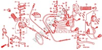 HENDEL HEFBOOM/SCHAKELAAR/KABEL(1) voor Honda FOURTRAX 500 FOREMAN 4X4 RED 2009