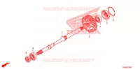 LAATSTE AS voor Honda FOURTRAX 500 RUBICON GPS EPS 2011