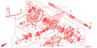 LAATSTE VERSNELLING/ ACHTER AS SPIL voor Honda FOURTRAX 500 RUBICON GPS EPS 2011