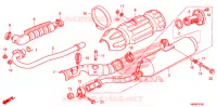 UITLAATDEMPER(2) voor Honda FOURTRAX 500 RUBICON GPS EPS 2011