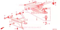 VOOR ARM voor Honda FOURTRAX 500 RUBICON GPS EPS 2011