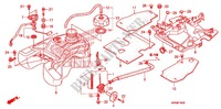 BRANDSTOF TANK voor Honda FOURTRAX 500 FOREMAN 4X4 Electric Shift, Power Steering 2009