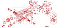 ZWAAI ARM/KETTINGKAST voor Honda FOURTRAX 500 FOREMAN 4X4 Electric Shift, Power Steering 2009