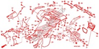 ACHTER STROOMLIJNKAP voor Honda FOURTRAX 500 FOREMAN 4X4 Electric Shift, PS, CAMO 2011