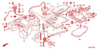 BRANDSTOF TANK voor Honda FOURTRAX 500 FOREMAN 4X4 Electric Shift, PS, CAMO 2011