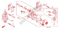 VOOR REMKLAUW voor Honda FOURTRAX 500 FOREMAN 4X4 Electric Shift, PS, CAMO 2011