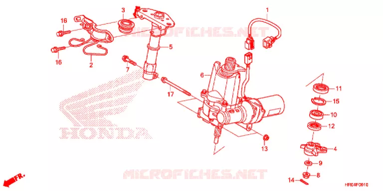 STURING AS (EPS) Honda ATV 500 FOURTRAX 2012  TRX500FPEC