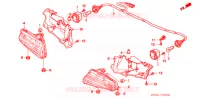 ACHTERLICHT(2) voor Honda FOURTRAX 500 FOREMAN RED 2006