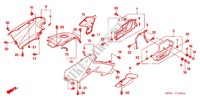 CHASSIS AFDEKKING/BAGAGEBOX/ BAGAGEDRAGER voor Honda FOURTRAX 500 FOREMAN RED 2006