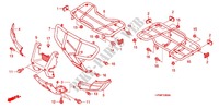 ZITTING/DRAGER voor Honda FOURTRAX 500 FOREMAN RED 2006