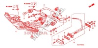 ACHTERLICHT (1) voor Honda VFR 1200 DCT 2010