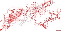 ACHTER STROOMLIJNKAP voor Honda VFR 1200 DCT 2013