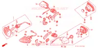 KNIPPERLICHT ('90 '93) voor Honda VFR 750 1991