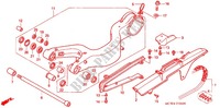 ZWAAI ARM/KETTINGKAST voor Honda VFR 800 INTERCEPTOR ABS 2003
