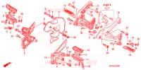 OPSTAP/PEDAAL voor Honda VFR 800 VTEC ABS 2006