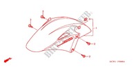 VOORSPATBORD voor Honda VFR 800 VTEC ABS 2012