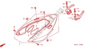 ZITTING/ACHTER KAP voor Honda VFR 800 VTEC ABS 2012