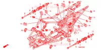 FRAME CHASSIS voor Honda TRX 250 FOURTRAX RECON Electric Shift 2010