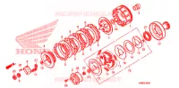 START KOPPELING  voor Honda TRX 250 FOURTRAX RECON Electric Shift 2010