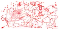 BRANDSTOF TANK/BRANDSTOF POMP voor Honda VFR 1200 F 2016