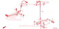 OPSTAP/PEDAAL voor Honda VFR 1200 F 2016